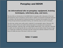 Tablet Screenshot of cpony.com